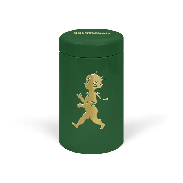 Solstickan matchstick tube 100 pack - Green-gold - Solstickan Design