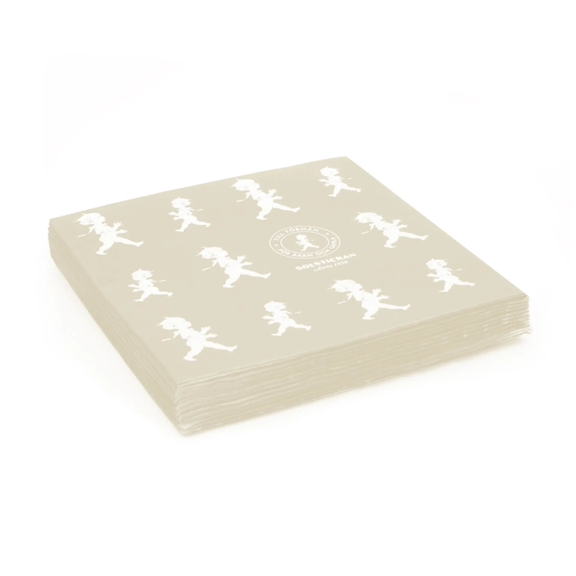 Solstickan napkins 33x33 cm 20 pack, Sand Solstickan Design