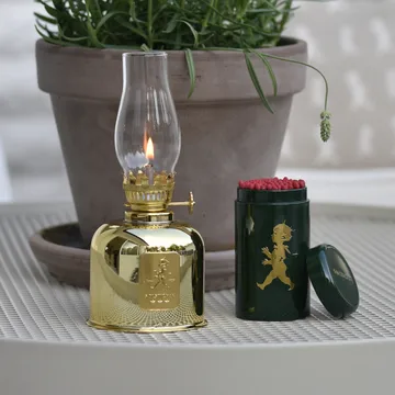 Solstickan paraffin lamp - gold - Solstickan Design