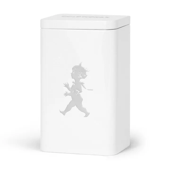 Solstickan tea jar 15.2 cm - White high gloss - Solstickan Design