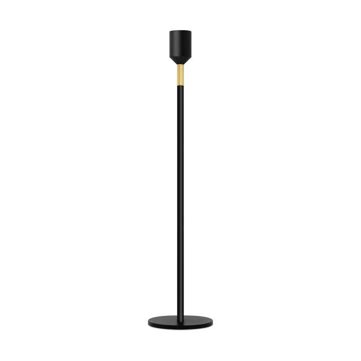 Three Stars candlestick L 34 cm - Black - Solstickan Design