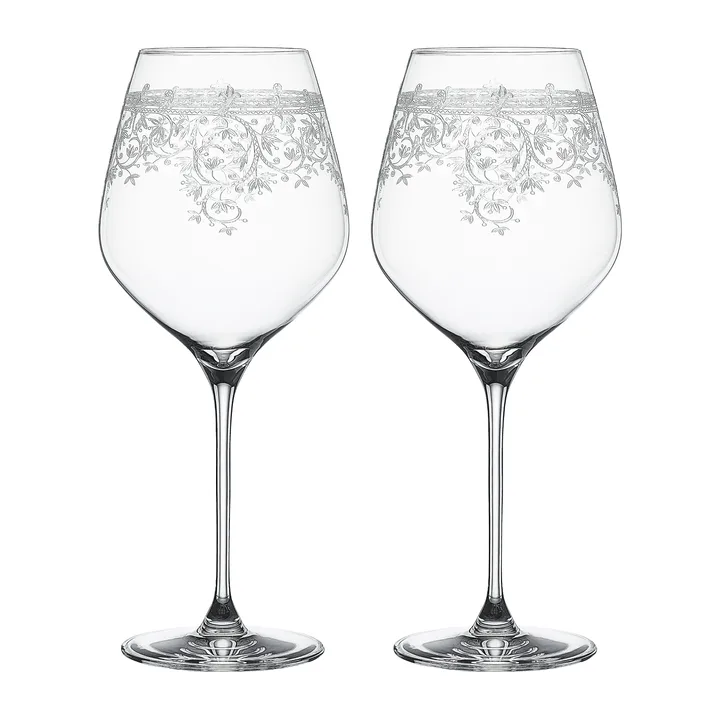 Arabesque Burgundy red wine glass 84 cl 2-pack - Clear - Spiegelau