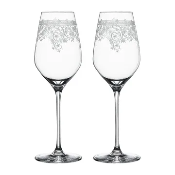 Arabesque white wine glass 50 cl 2-pack - Clear - Spiegelau