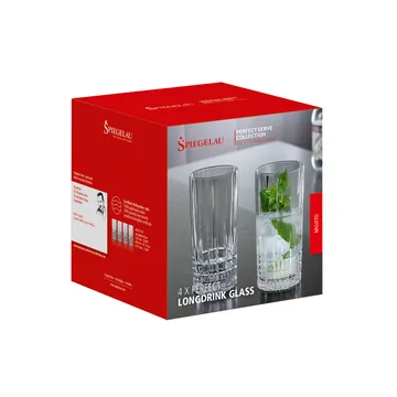 Perfect Serve Long drink glass 35cl . 4-pack - clear - Spiegelau