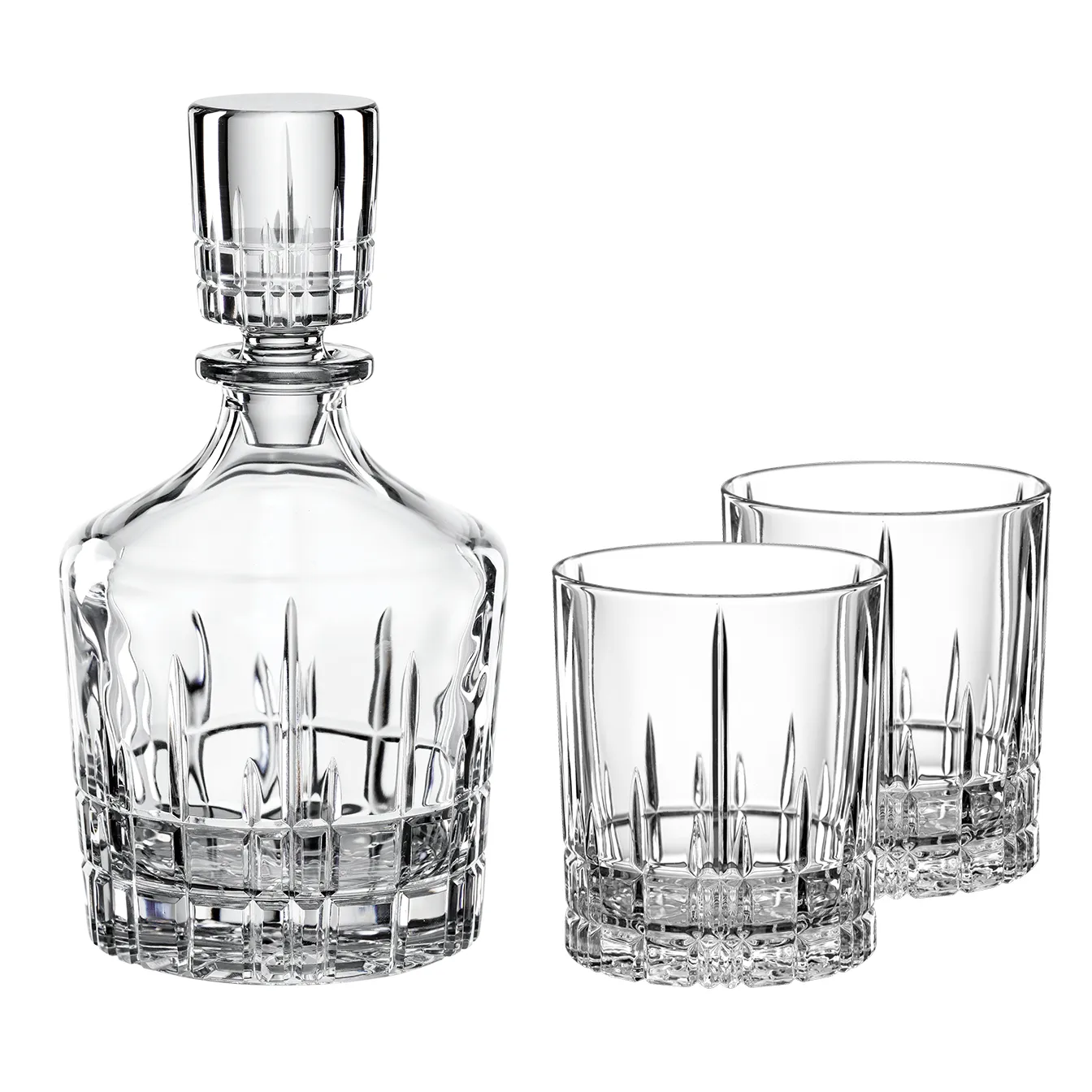 Perfect Serve whiskey set 3 pieces, clear Spiegelau