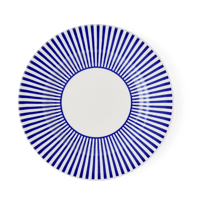 Steccato salad plate Ø22 cm - Blue-white - Spode