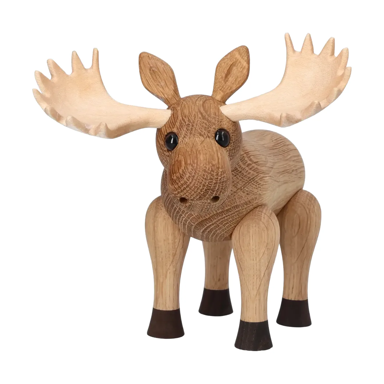 Harald elk figurine, Beige, 15.5x13x14 cm Spring Copenhagen