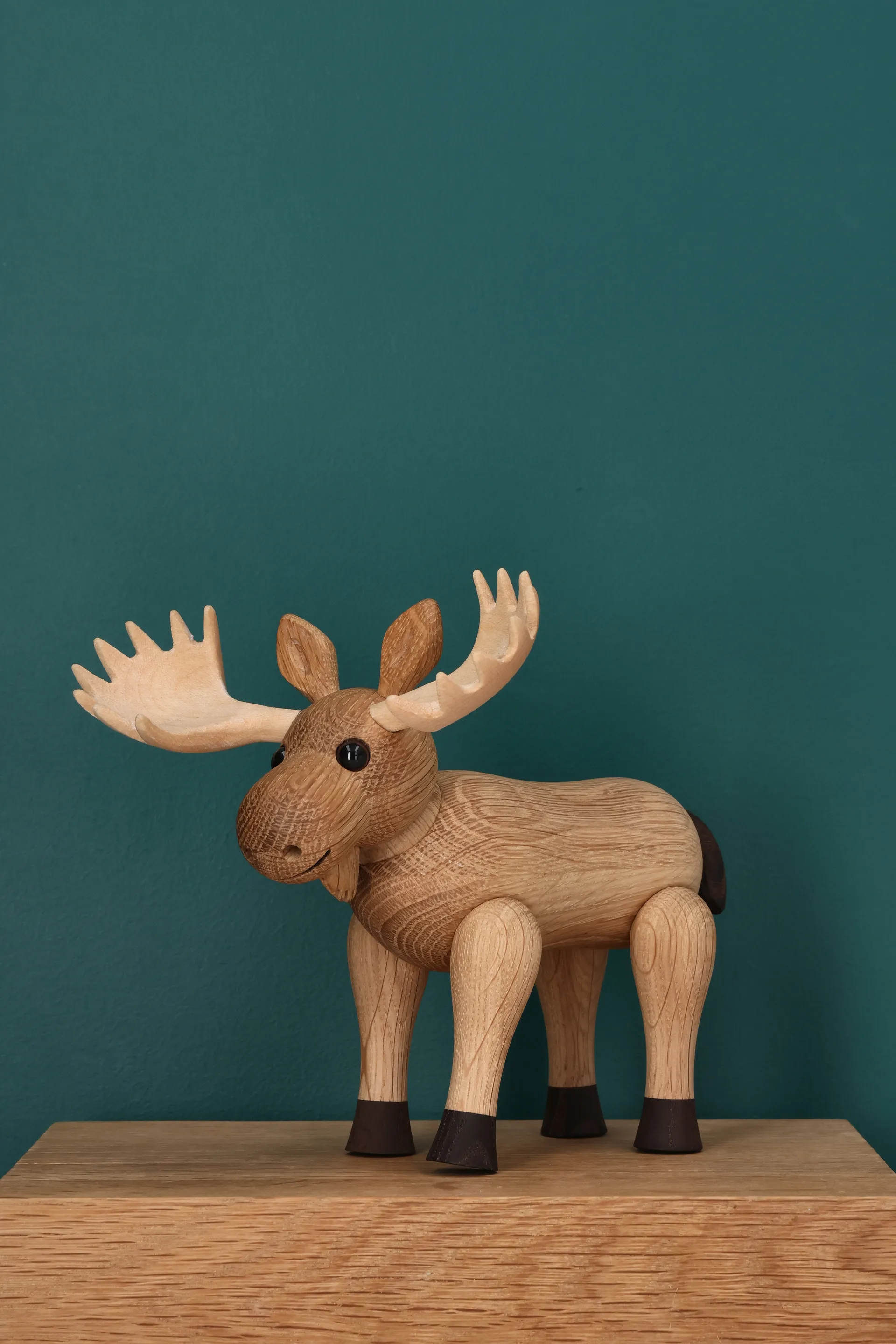 Harald elk figurine, Beige, 15.5x13x14 cm Spring Copenhagen