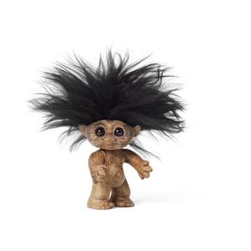 Lucky troll 9 cm - Oak - Spring Copenhagen