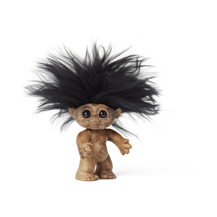 Lucky troll 9 cm - Oak - Spring Copenhagen