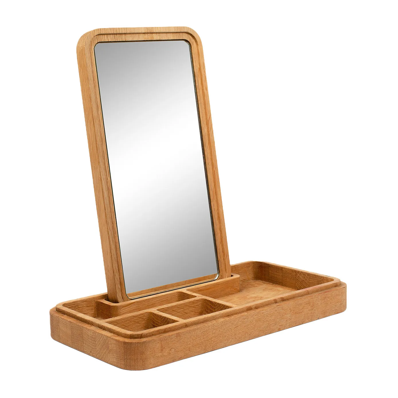 Mirror with jewellery box 32 cm, Oak Spring Copenhagen