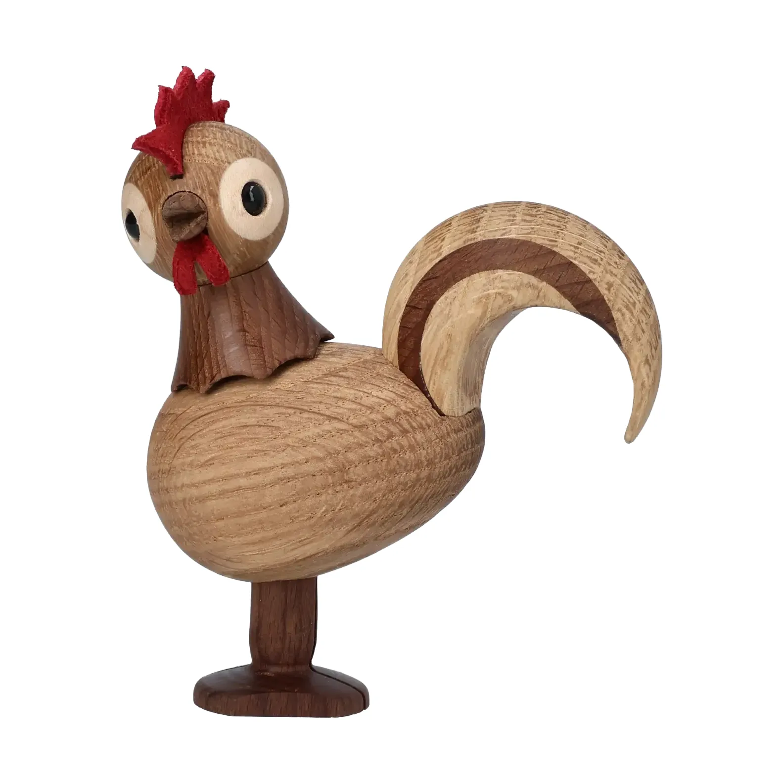 Rise rooster figurine, Beige, 4.2x12x10.5 cm Spring Copenhagen