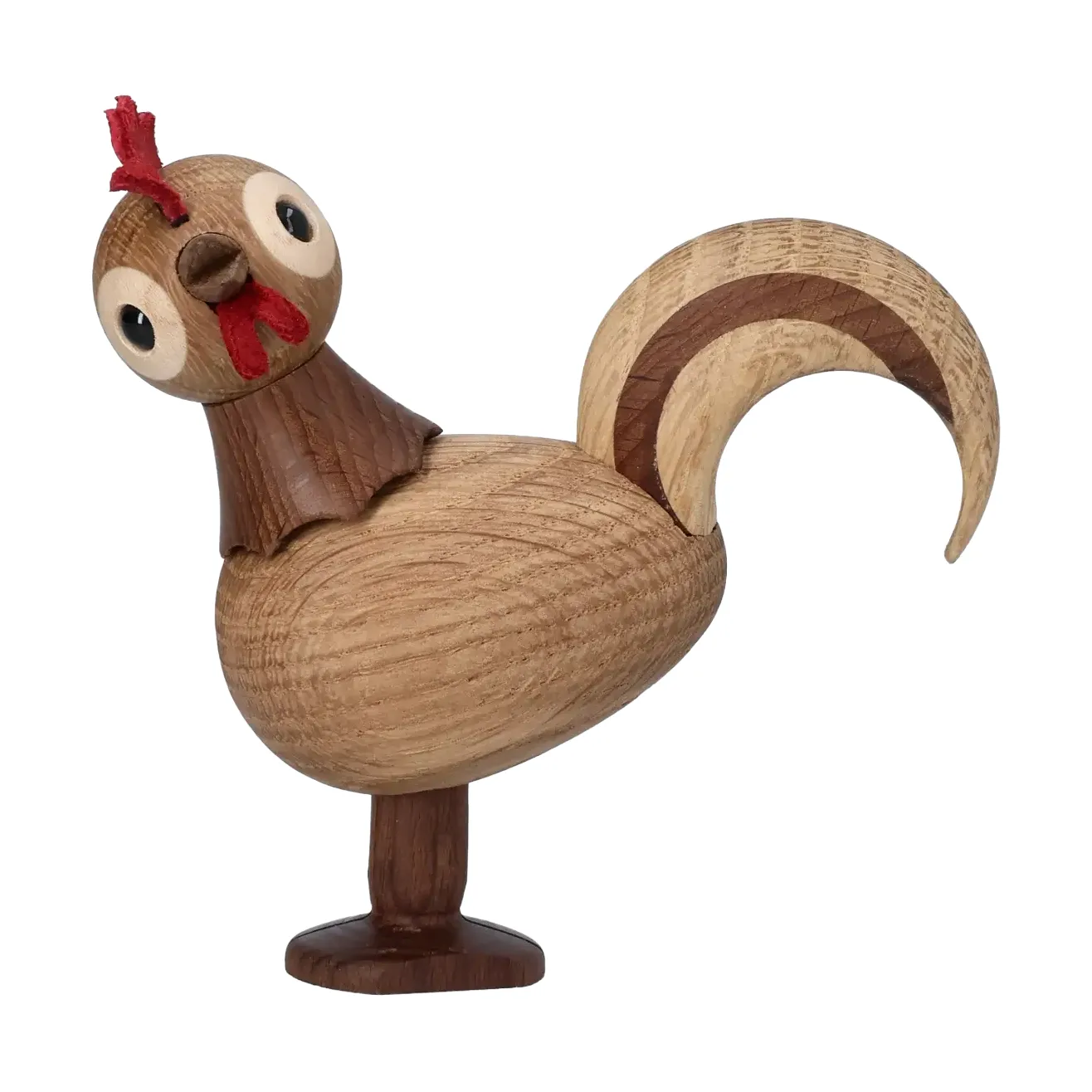 Rise rooster figurine, Beige, 4.2x12x10.5 cm Spring Copenhagen