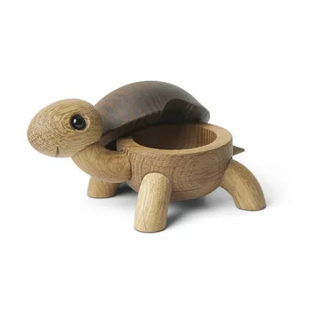 Speedy turtle decoration 4 cm - Oak-ash - Spring Copenhagen