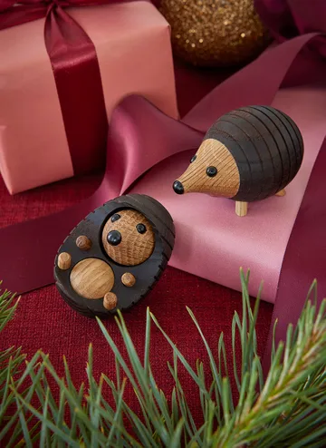 Spike hedgehog decoration 4 cm - Thermo ash - Spring Copenhagen