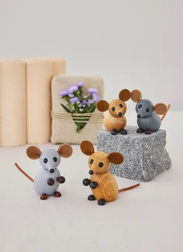 The house mouse decoration 4.5 cm - Grey - Spring Copenhagen
