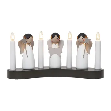 Angel choir advent candle - White - Star Trading