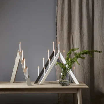 Arrow advent candelabra 64.5 cm - Grey - Star Trading