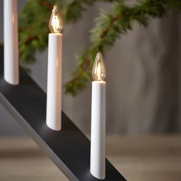 Arrow advent candelabra 64.5 cm - Grey - Star Trading