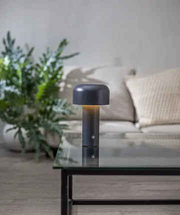 Bobby portable table lamp - Grey - Star Trading