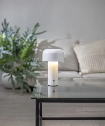 Bobby portable table lamp - White - Star Trading