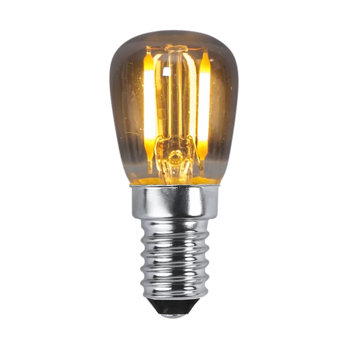 E14 LED pear light source 1 W - Smoke - Star Trading