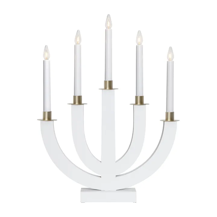 Eli advent candle - White - Star Trading