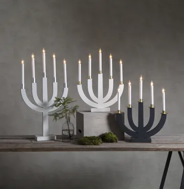 Eli advent candle - White - Star Trading