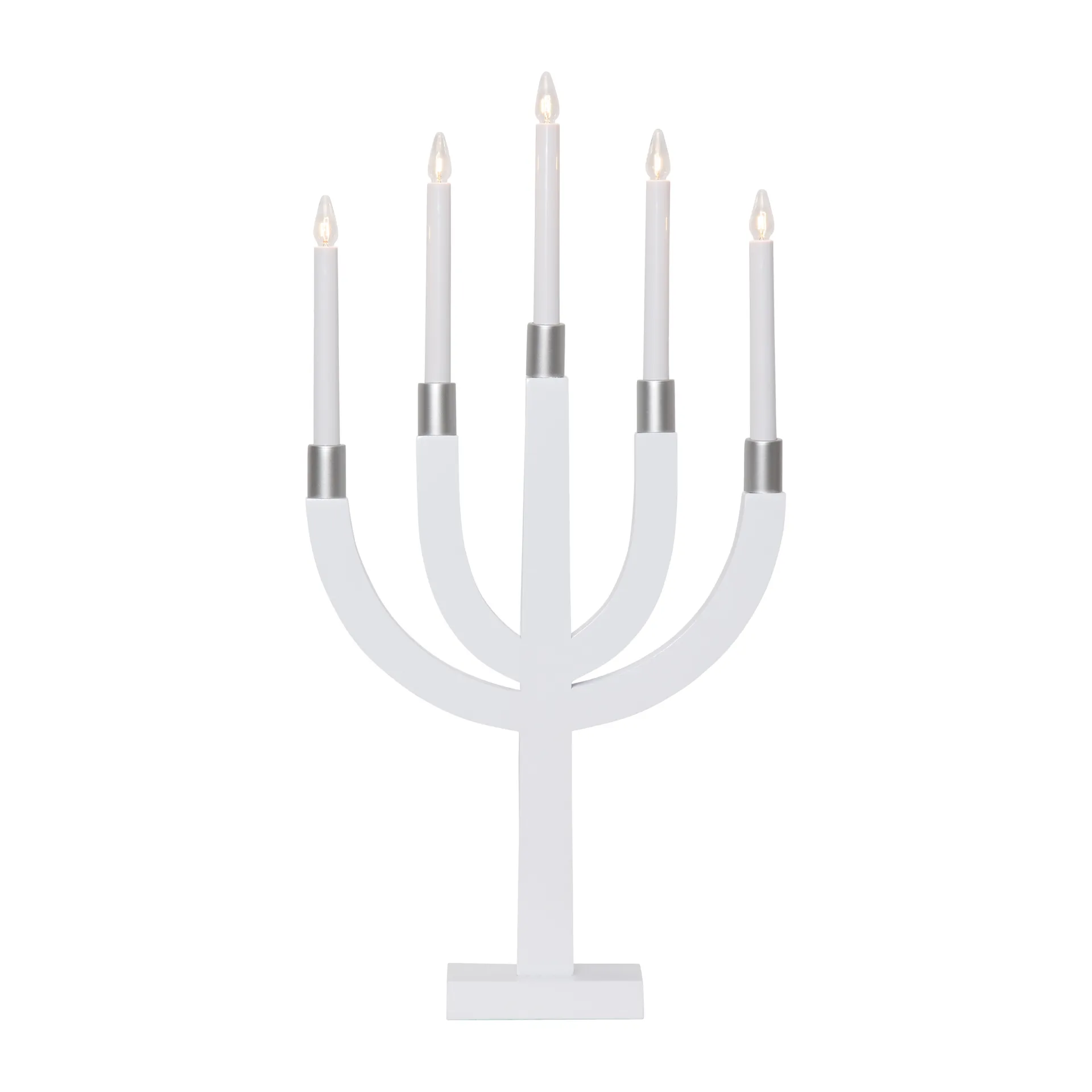 Elias candle arch, White-silver Star Trading