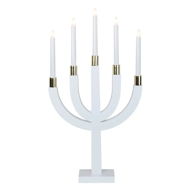 Elias candle arch, white Star Trading