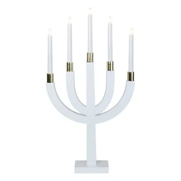 Elias candle arch - white - Star Trading