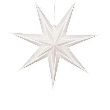 Holly paper star 60 cm - White - Star Trading