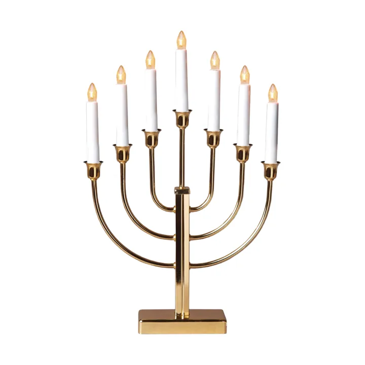 Kristina Candle Holder 47 cm - Brass - Star Trading