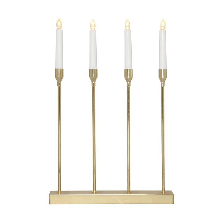Lottie Advent candle holder - Brass - Star Trading