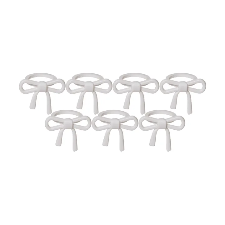 Rosette candle bobeche, White, 7-pack Star Trading Rosette candle bobeche, White, 7-pack Star Trading