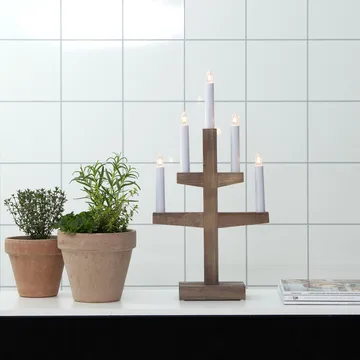 Trapp advent candle arch 46 cm - Brown - Star Trading