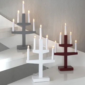 Trapp advent candle arch 46 cm - red - Star Trading