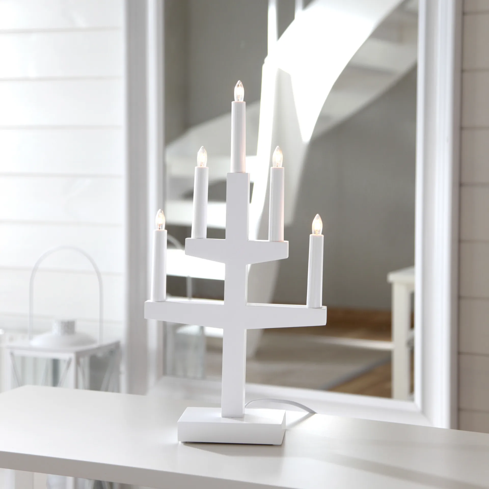 Trapp advent candle arch 46 cm, white Star Trading