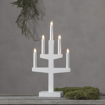 Trapp advent candle arch 46 cm - white - Star Trading