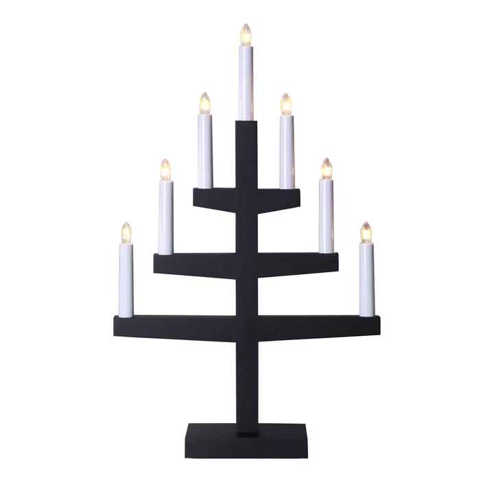 Trapp advent candle arch 54 cm - black - Star Trading