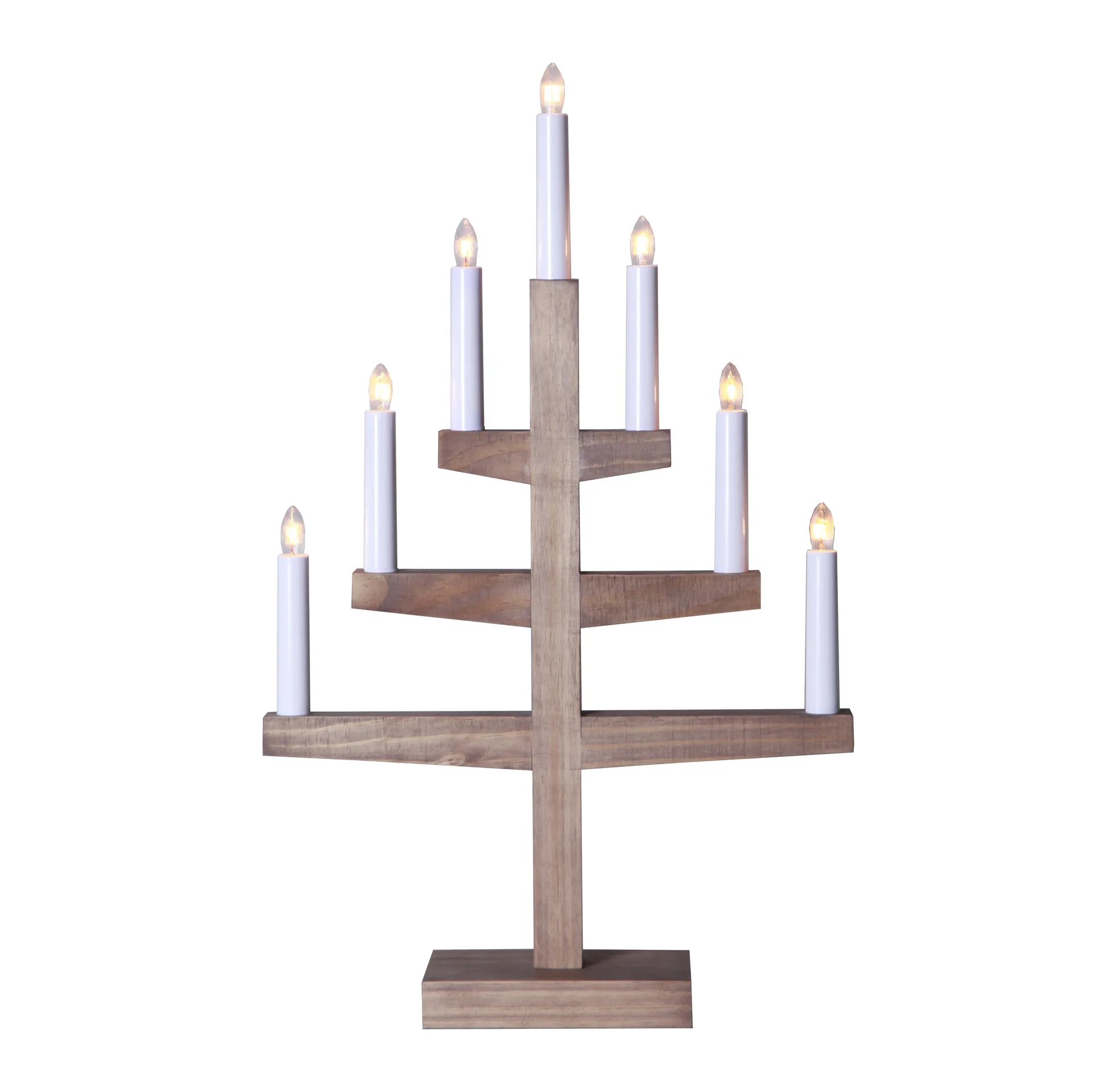 Trapp advent candle arch 54 cm, brown stained Star Trading