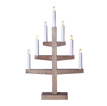 Trapp advent candle arch 54 cm - brown stained - Star Trading