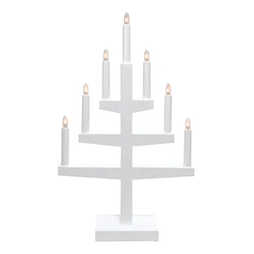 Trapp advent candle arch 54 cm - white - Star Trading