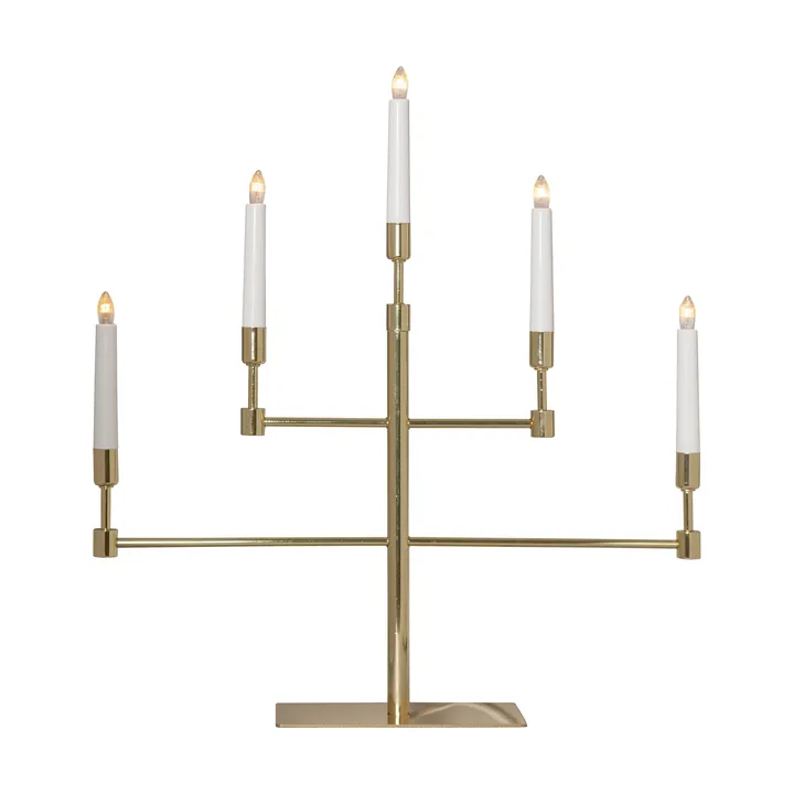 Vide advent candlestick - Brass - Star Trading