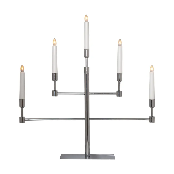 Vide advent candlestick - Chrome - Star Trading