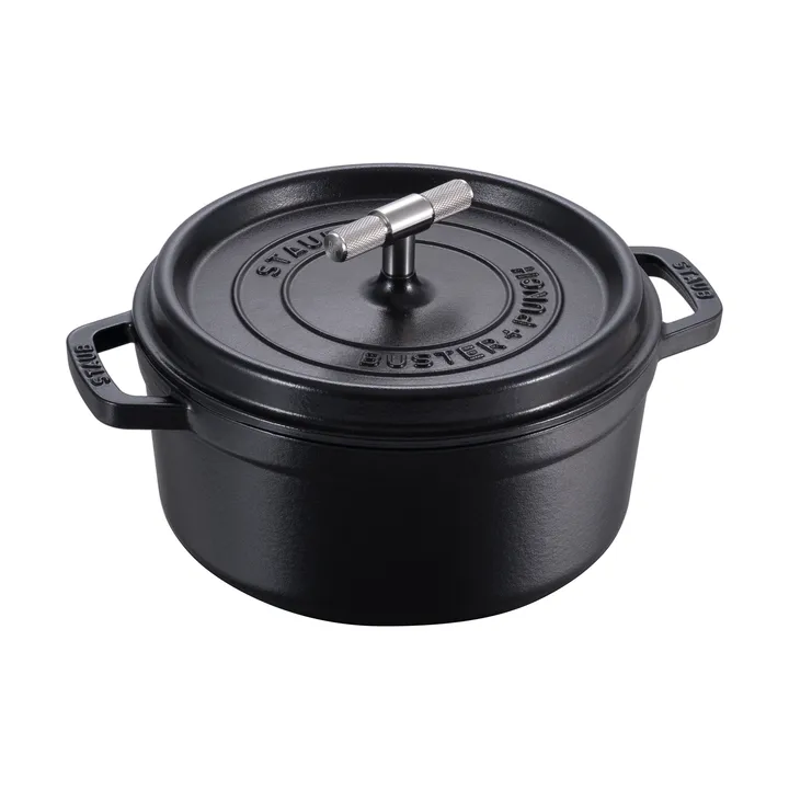 Buster & Punch cast iron stainless steel pot - 3.7 L - STAUB