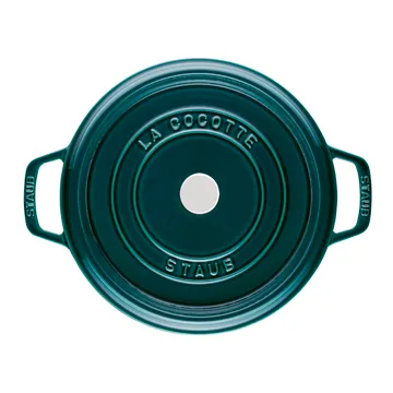 La Mer round casserole dish - three layered enamel - 5.2 l - STAUB