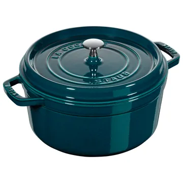 La Mer round casserole dish - three layered enamel - 6.7 l - STAUB
