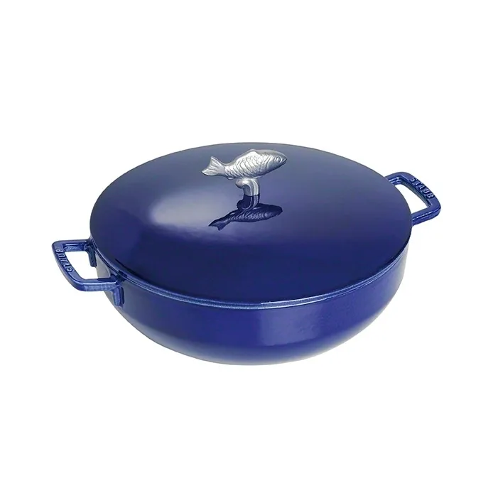 Staub bouillabaisse casserole dish, blue STAUB