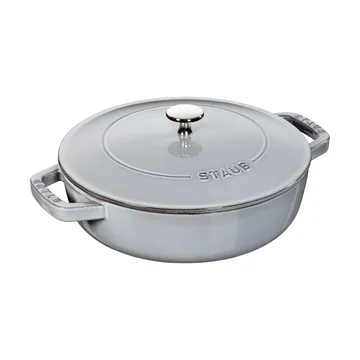 Staub Chistera braiser cast iron Ø24 cm - Graphite gray - STAUB